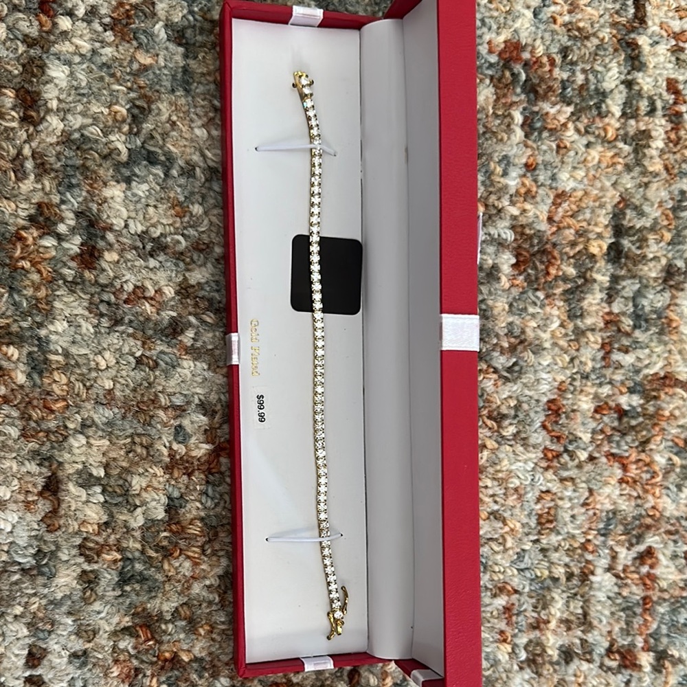 Gold Plated CZ bracelet